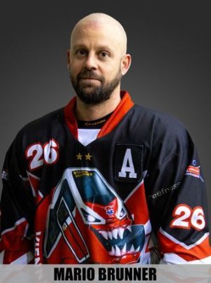 ice hockey forward portrait helmet