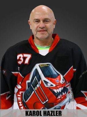 ice hockey forward portrait helmet